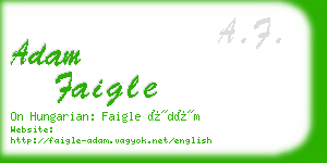 adam faigle business card